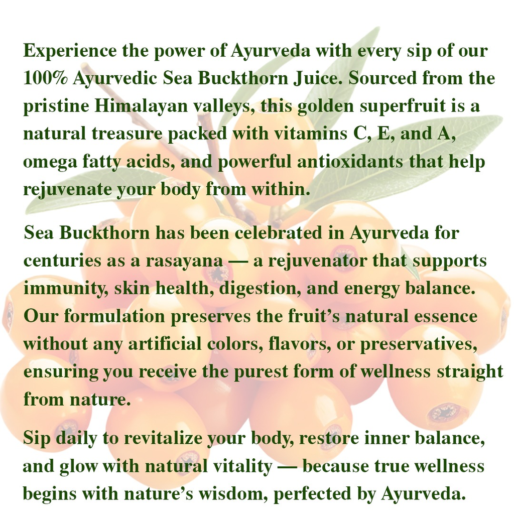 Seabuckthorn Juice