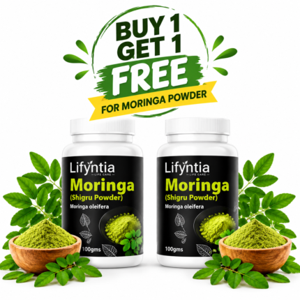 Lifyntia Moringa Leaf Powder – Buy 1 Get 1 FREE | Natural Daily Wellness Support
