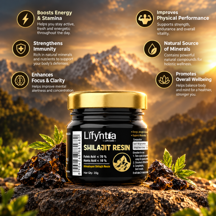 Buy Lifyntia Himalayan Shilajit Resin and Get Moringa Powder for FREE! - Image 2